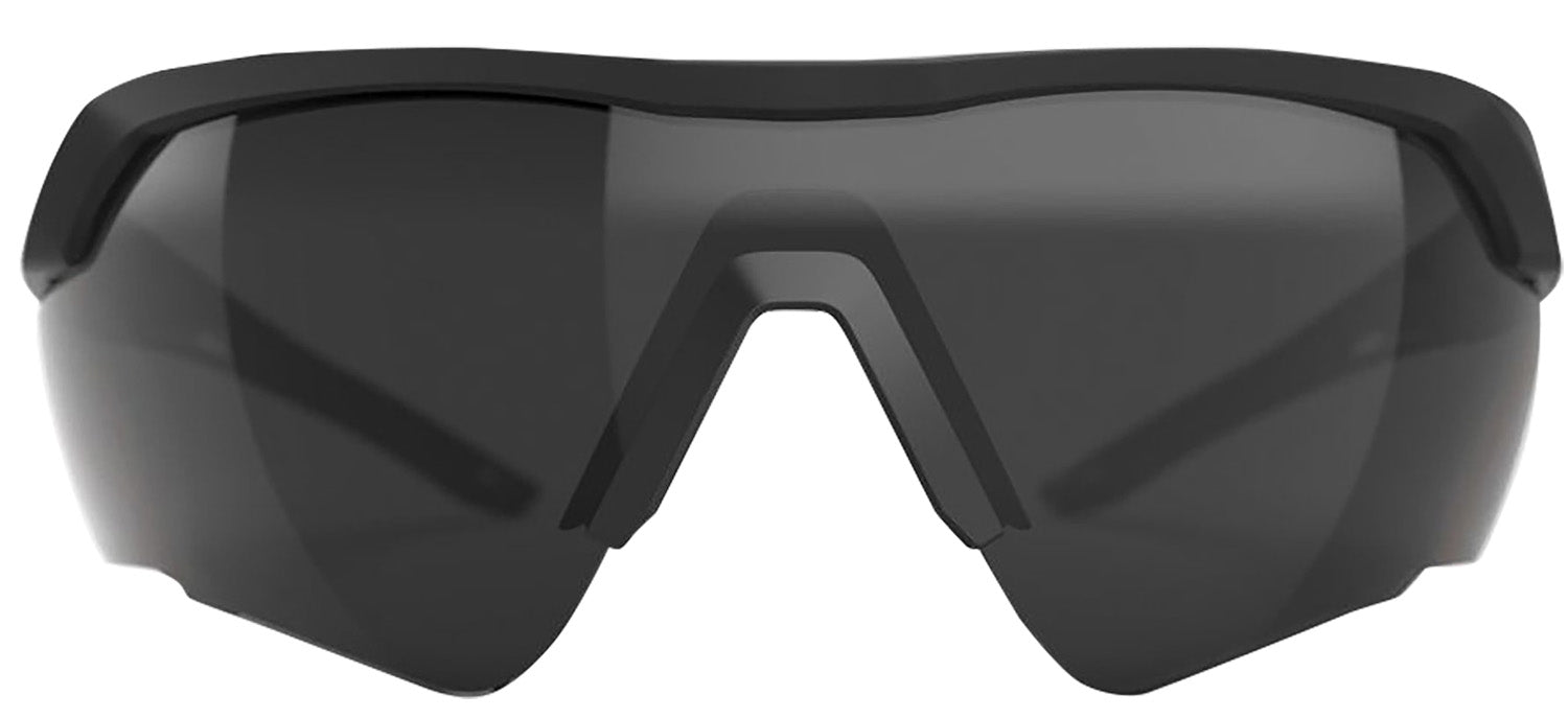 Glock Crossover Tactical Shooting Glasses - Smoke Lens, Black Frame