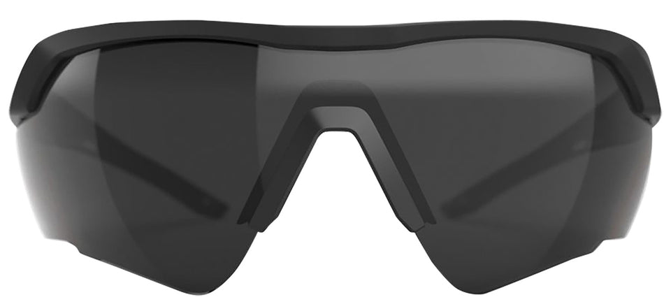 Glock Crossover Tactical Shooting Glasses - Smoke Lens, Black Frame