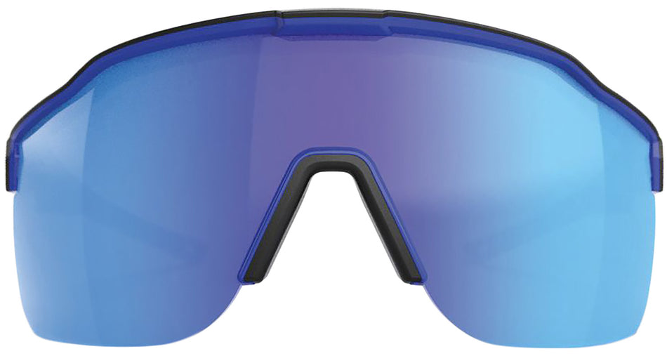 Glock Safe Action Tactical Shooting Glasses - Blue Mirror Lens, Black Frame