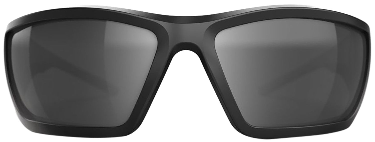 Glock Blue Line Tactical Shooting Glasses - Silver Mirror Lens, Black Frame