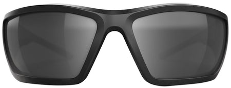 Glock Blue Line Tactical Shooting Glasses - Silver Mirror Lens, Black Frame