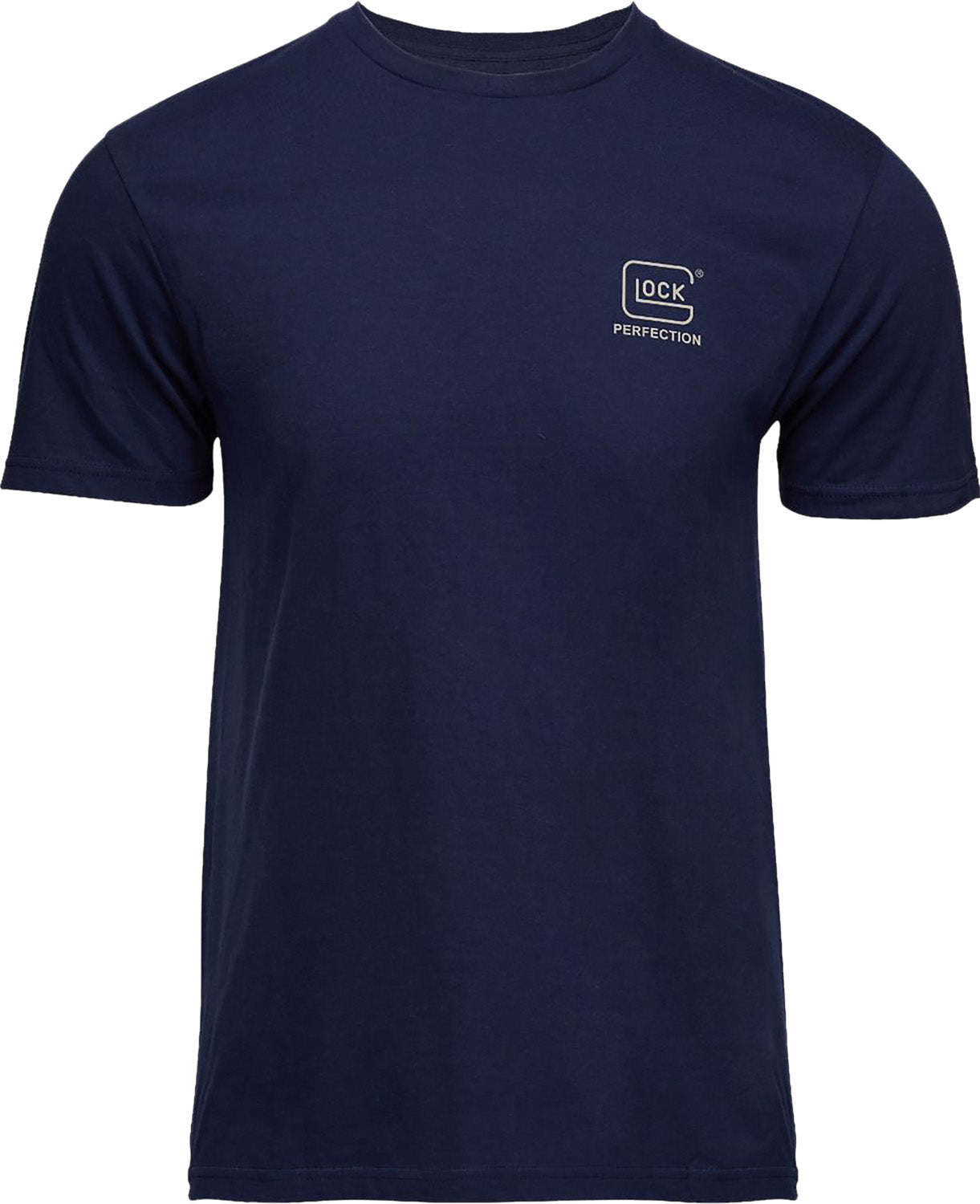 Glock Strong Tee Navy Ringspun Cotton Short Sleeve Medium