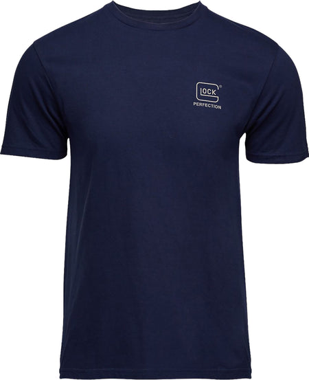 Glock Strong Tee Navy Ringspun Cotton Short Sleeve 3XL