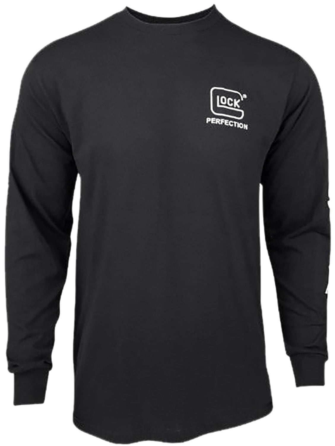 Glock Perfection Black Pre-Shrunk Cotton Long Sleeve T-Shirt 2XL