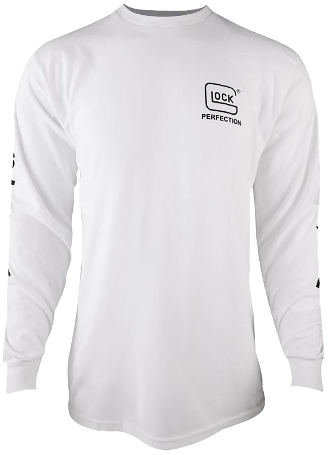 Glock Perfection Long Sleeve Tee White Pre-Shrunk Cotton 2XL