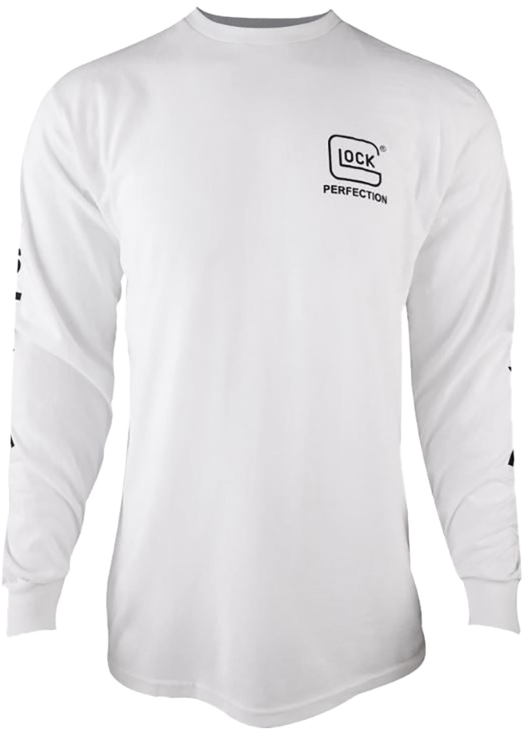 Glock Perfection Long Sleeve Tee White Pre-Shrunk Cotton 3XL