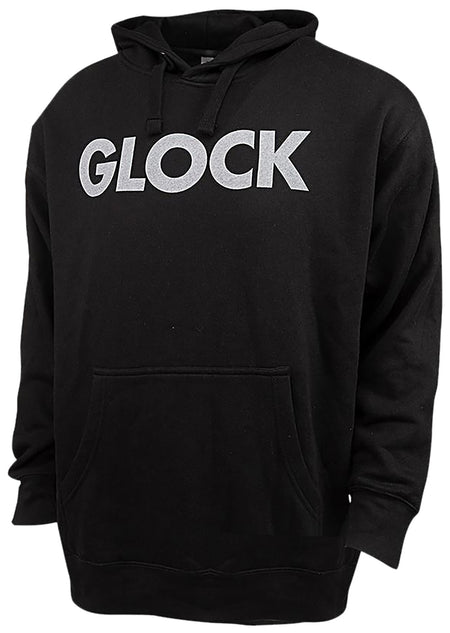 Glock Traditional Hoodie Black Soft Fabric Long Sleeve Large