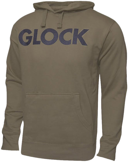 Glock Traditional Hoodie OD Green Soft Fabric Long Sleeve Small