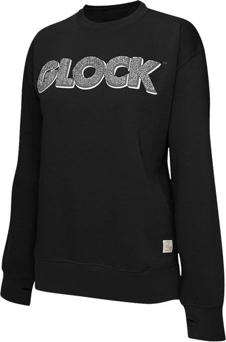 Glock Crewneck Raglan Fleece Black Cotton/Polyester Long Sleeve Small