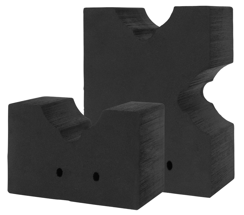 Allen 2458 Soft Rock Shooting Rest Black Foam Front and Rear Bag Set
