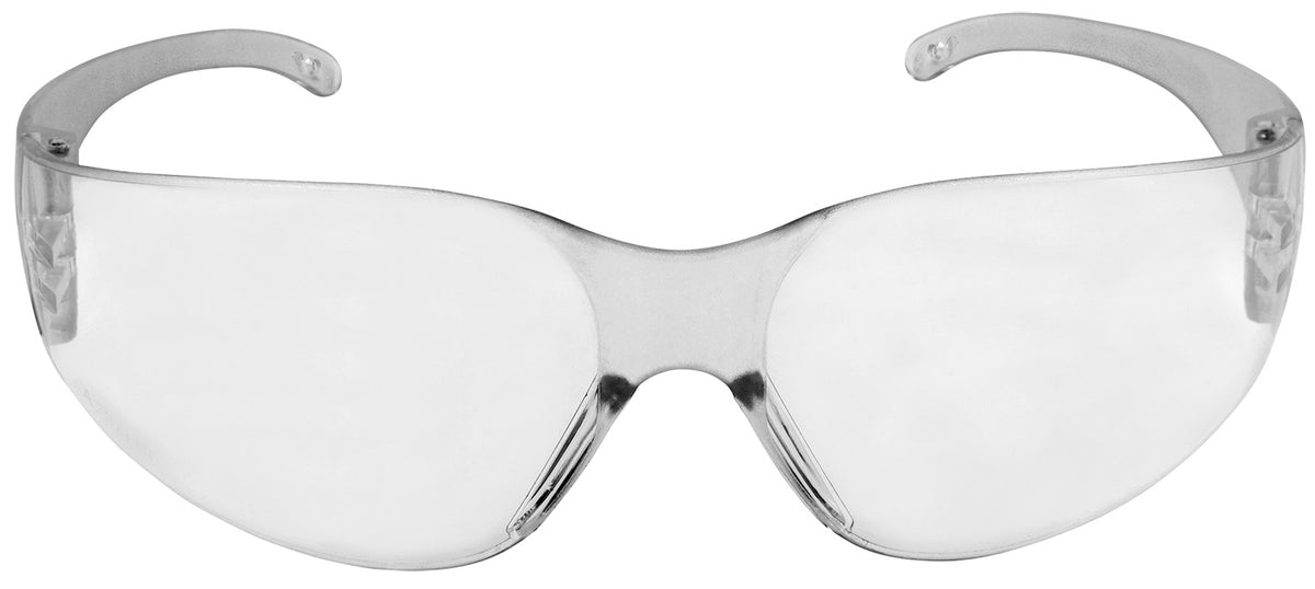 Allen Ultrx Cinder Safety Glasses Clear Lens Clear Frame