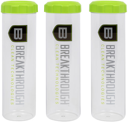 Breakthrough Clean BTSCT3PK Suppressor Cleaning Tubes Clear/Green 3-Pack