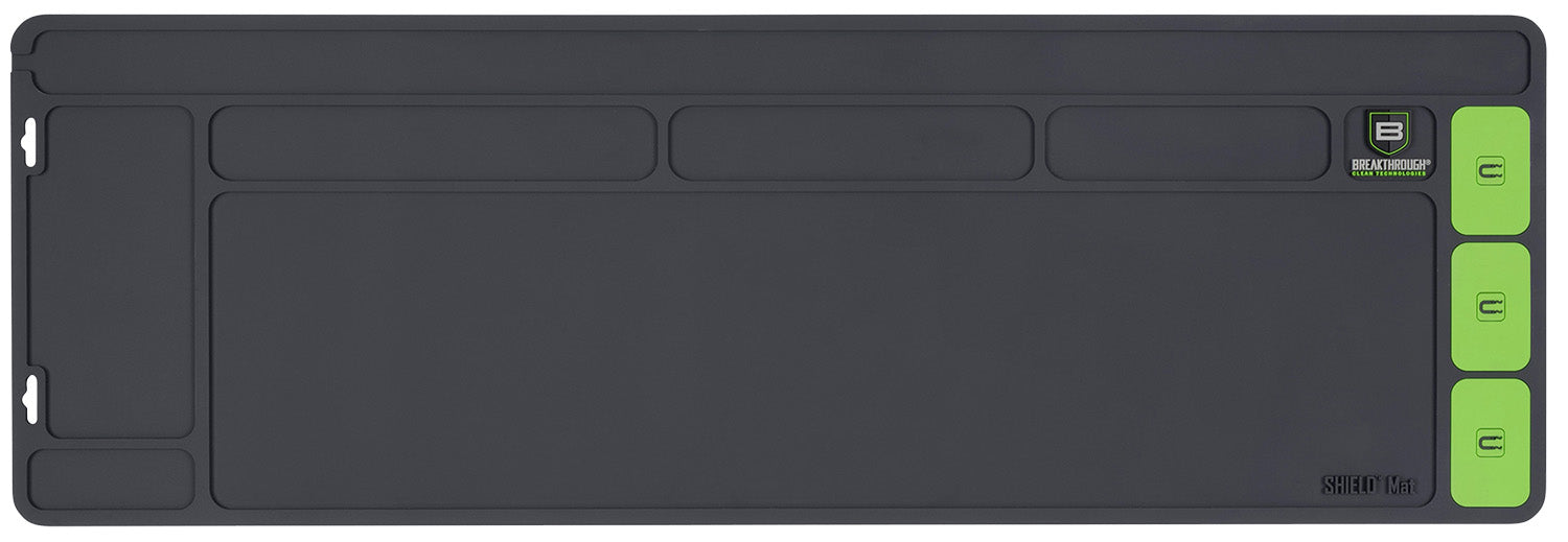 Breakthrough Clean BTSGMR Shield Rifle/Shotgun Maintenance Mat Gray/Green PVC 35.88x11.88