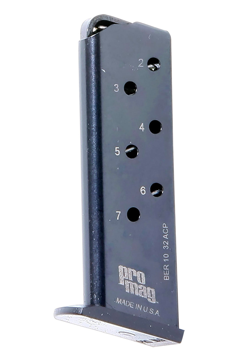 ProMag BER10 Beretta 3032 Tomcat 7-Round .32 ACP Blued Steel Magazine