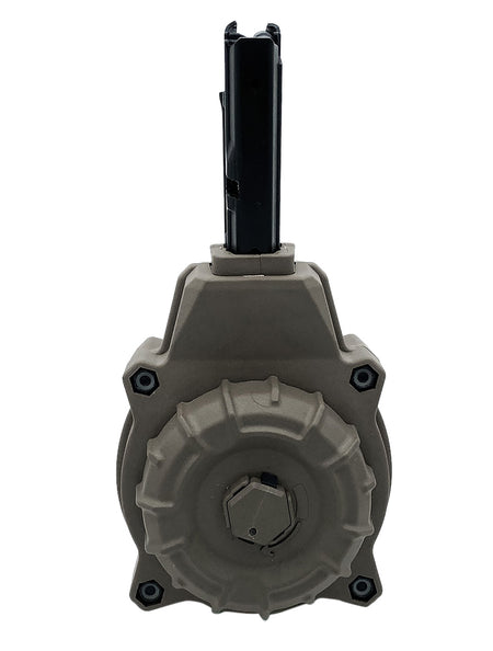 ProMag DRMA80-FDE 55rd Drum Magazine 5.7x28mm Fits AR Style Flat Dark Earth Polymer