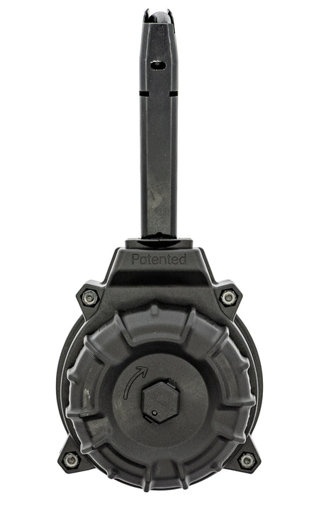 ProMag DRMA94 50rd Drum 9mm Magazine for Taurus TH9 Black DuPont Zytel Polymer
