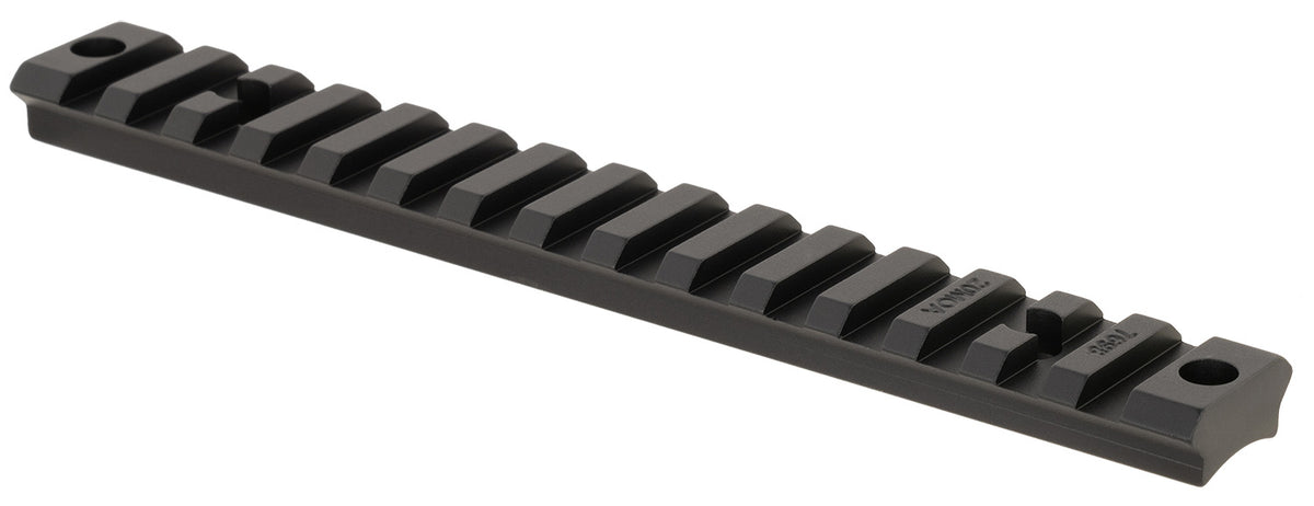 Warne 769820MOA Mountain Tech Tactical Picatinny Rail Black Anodized Aluminum Savage Axis 20 MOA