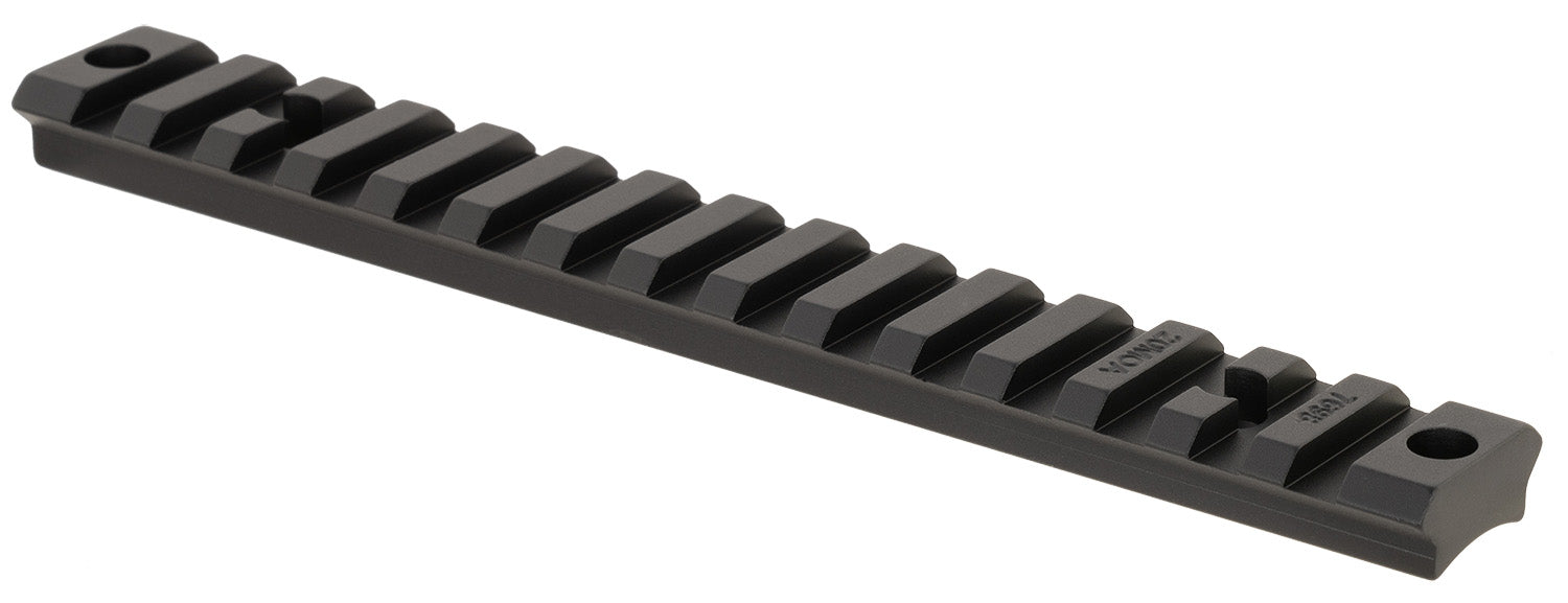 Warne 769820MOA Mountain Tech Tactical Picatinny Rail Black Anodized Aluminum Savage Axis 20 MOA