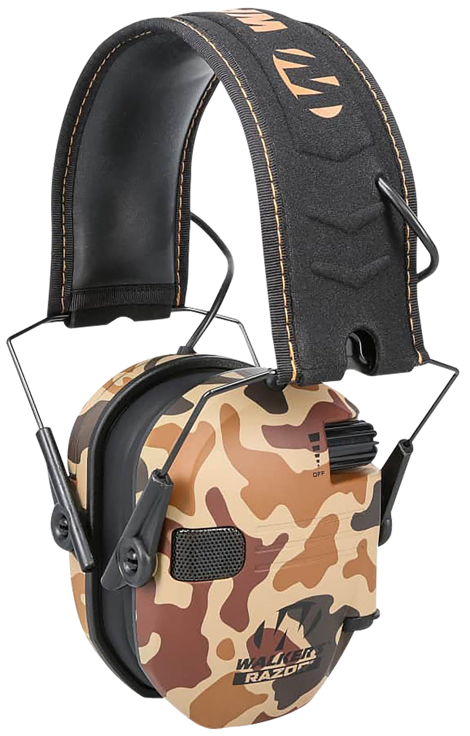 Walker's GWPRSEMDCMO Razor Slim Electronic Ear Muff 23 dB Over the Head Duck Camo