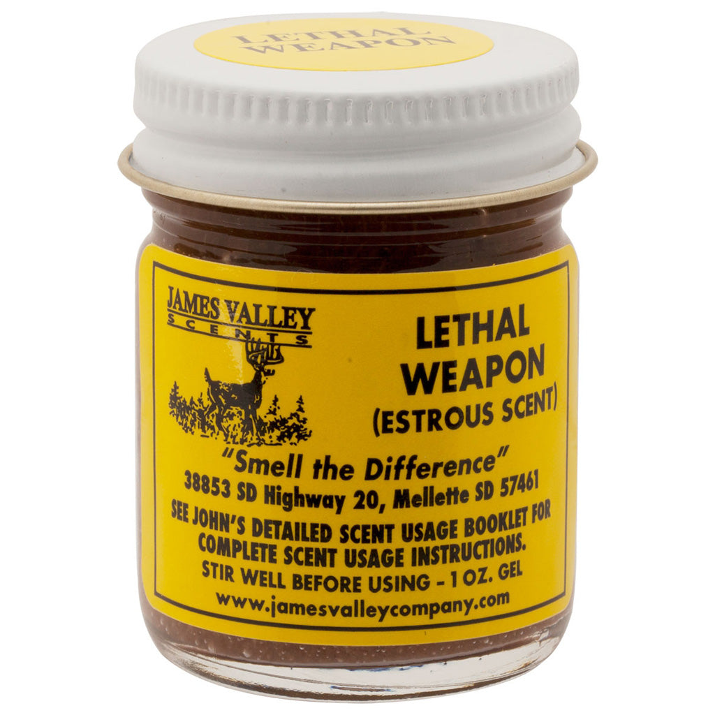 James Valley Gel Scents Lethal Weapon Buck Deer Lure 1 oz.