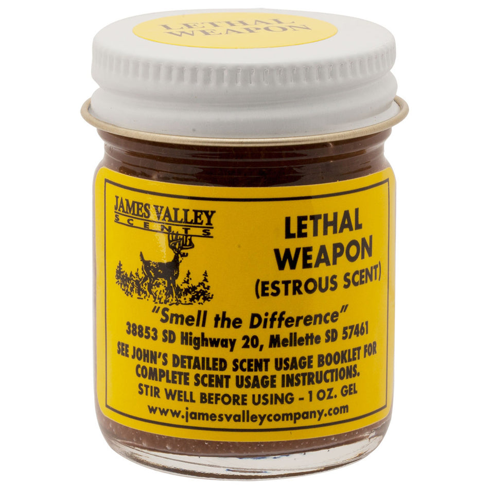 James Valley Gel Scents Lethal Weapon Buck Deer Lure 1 oz.