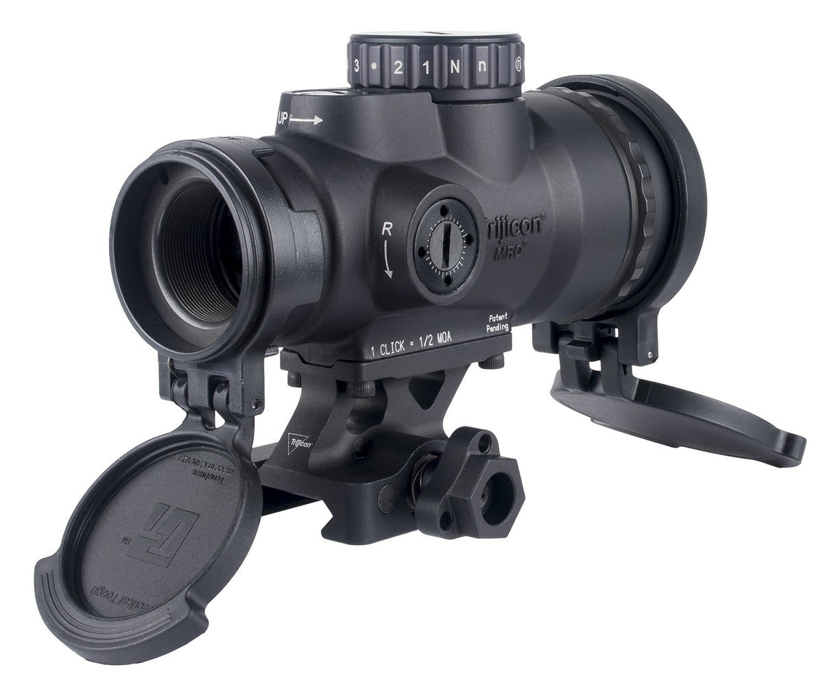 Trijicon 2200109 MRO HD Patrol Matte Black 1x 68 MOA/2 MOA Red Dot Reticle Full Cowitness Mount