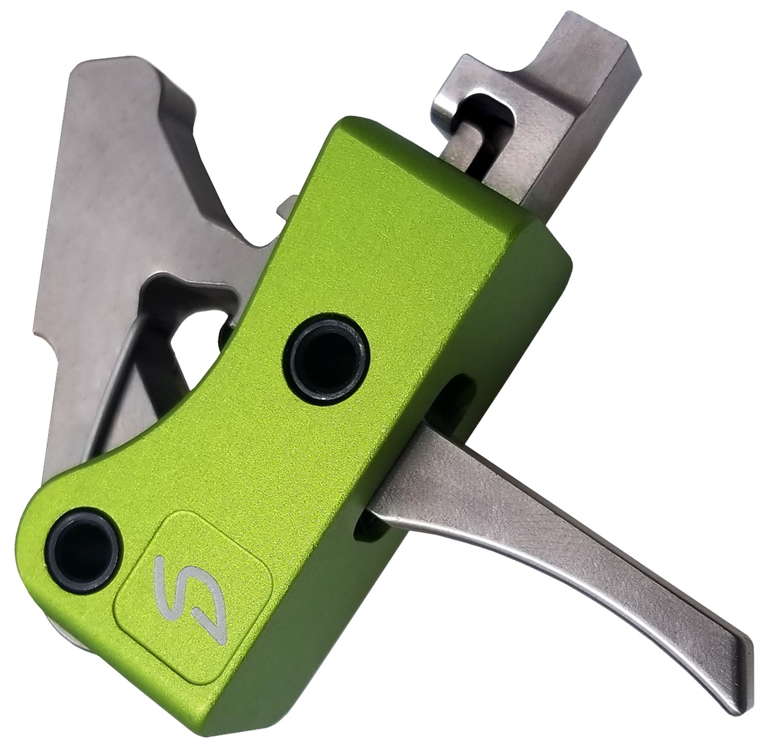 Stern Defense 009H2SNIBD1M H2S Drop-In Trigger Nickel Boron Green for AR10/AR15