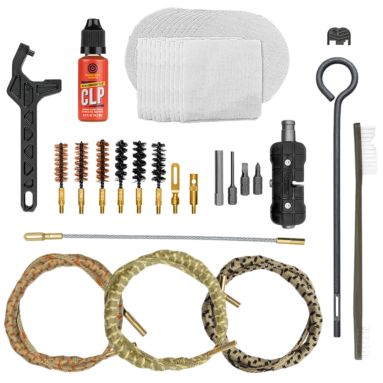 Otis Professional Pistol Cleaning Kit 9mm/.40/.45 Cal for Glock with 8-in-1 Tool