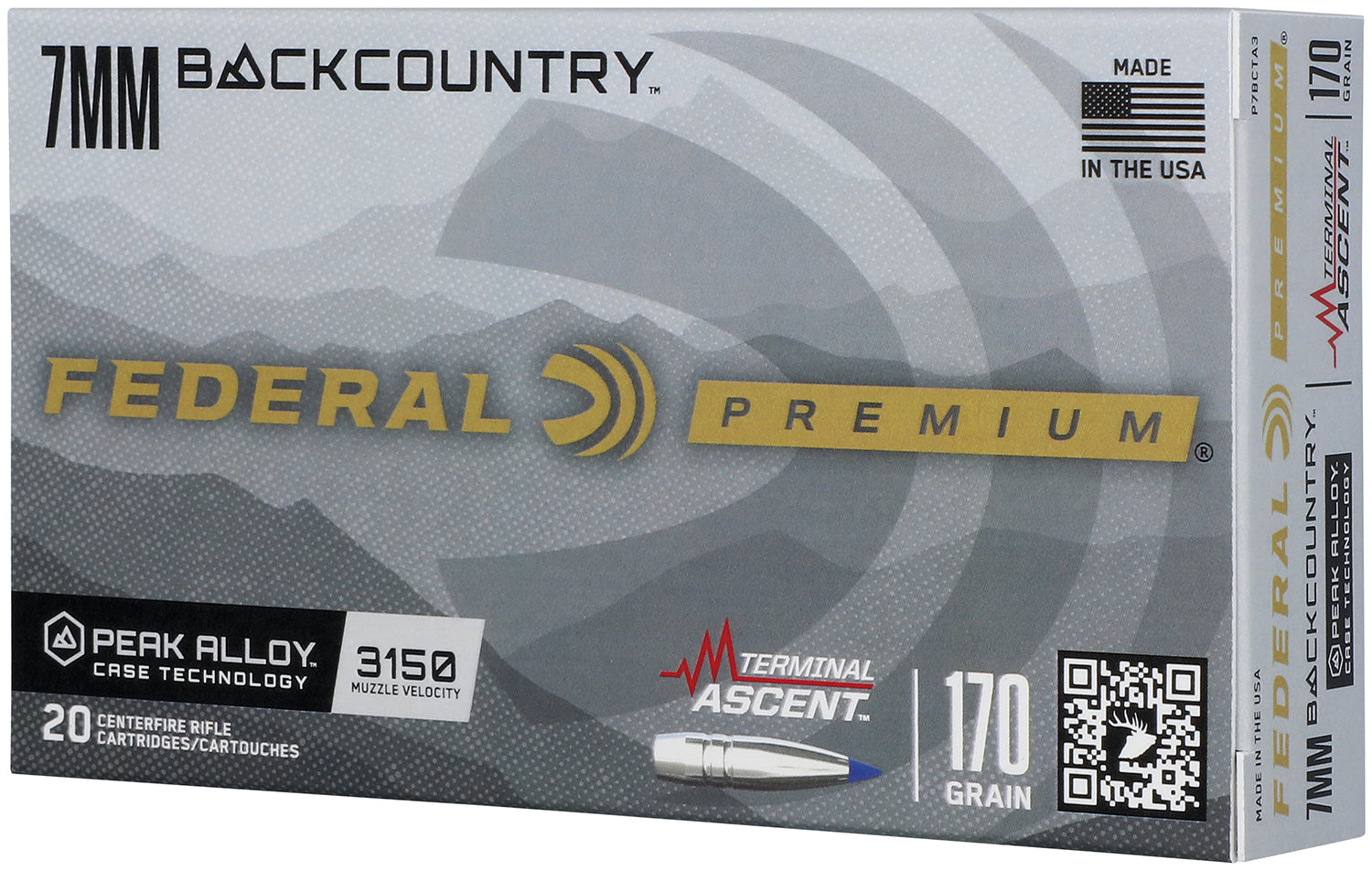 Federal Backcountry 7mm Backcountry 170 gr PolyTip ammo