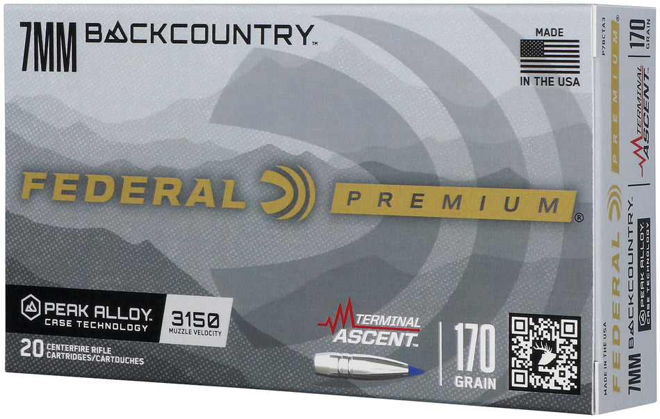 Federal Backcountry 7mm Backcountry 170 gr PolyTip ammo