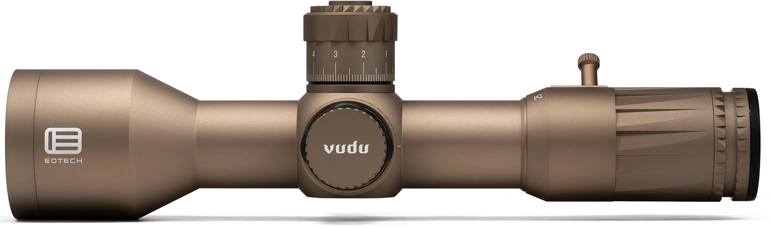Eotech VDU5-25TR5TAN Vudu Tan 5-25x50mm FFP Illuminated Horus TREMOR5 Reticle with Throw Lever
