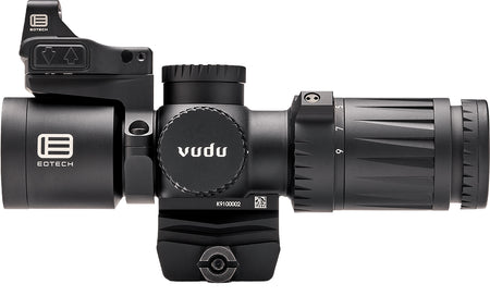 Eotech VDU3-9PKG1 Vudu Kit Matte Black 3-9x32mm Illuminated HC1 MOA Reticle with EFLX and Ring Mount