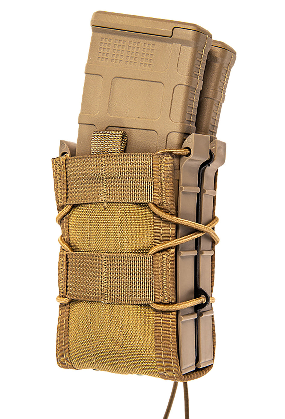 High Speed Gear TACO X2R Double Rifle Magazine Pouch Coyote Brown Nylon MOLLE Mount