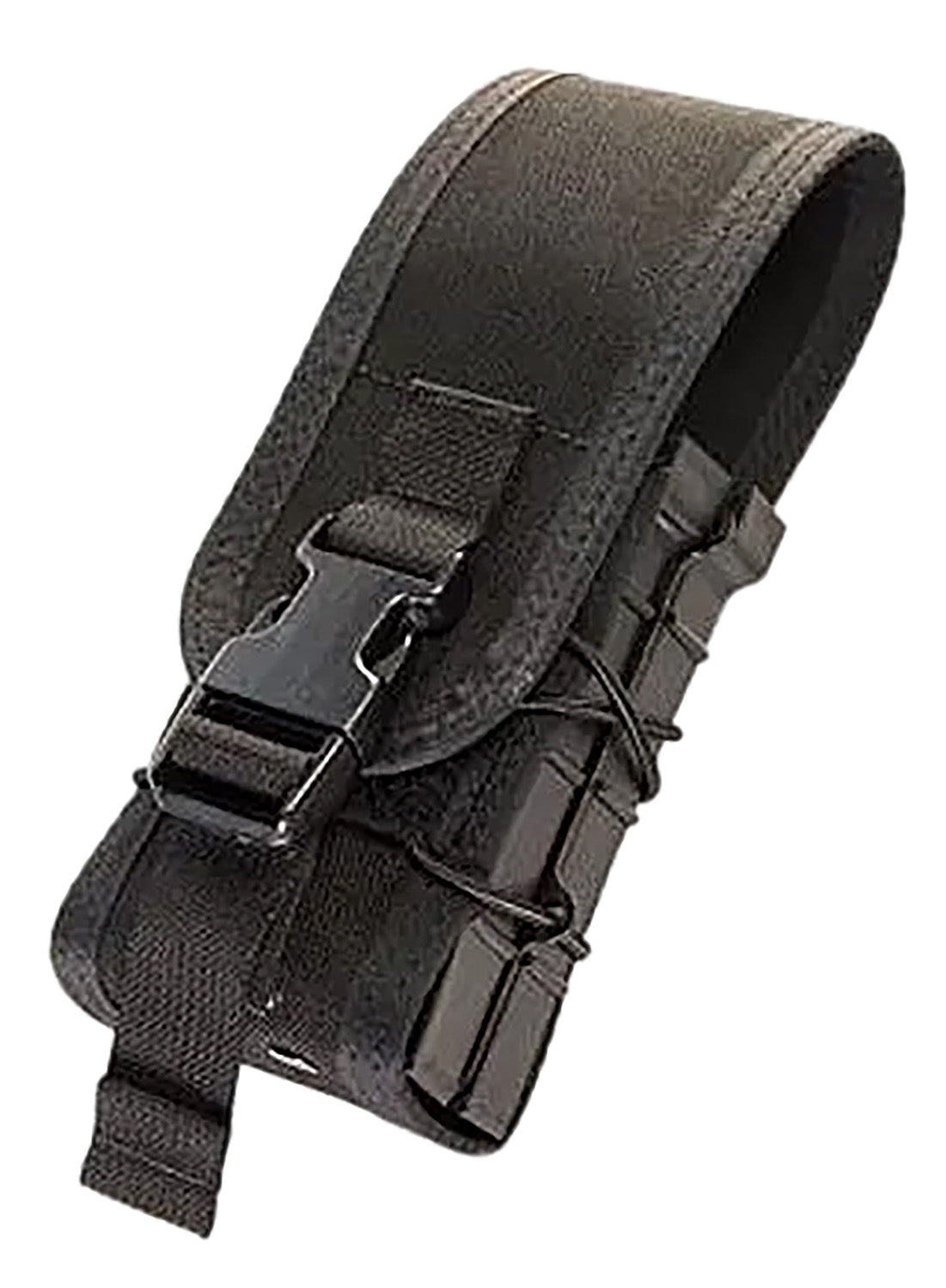 High Speed Gear 182RC0BK TACO X2R Covered Double Rifle Mag Pouch Black Nylon MOLLE