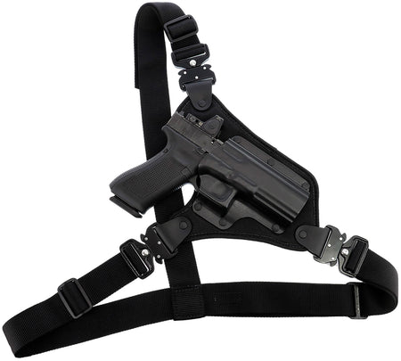 Galco High Ready Chest Holster Black Kydex/Nylon Fits Ruger .357 Blackhawk 5.50" Right Hand