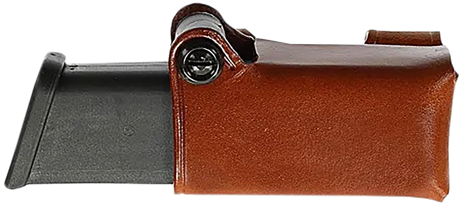 Galco HMC22 Horizontal Magazine Carrier Tan Steerhide for Sig P229/M&P Shield