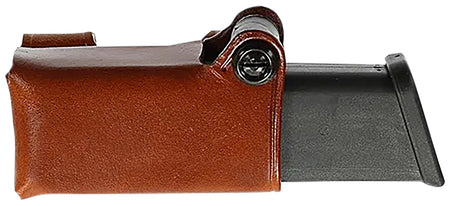 Galco HMC24 Horizontal Magazine Carrier Tan Steerhide for Glock 17 Gen 1-5
