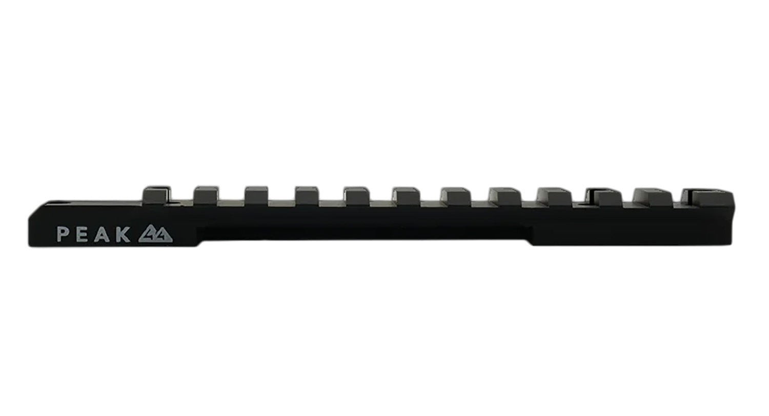 Weatherby J010002 PEAK 44 Picatinny Rail for Mark V Standard 6-Lug Action Black Aluminum