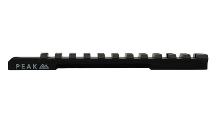Weatherby J010002 PEAK 44 Picatinny Rail for Mark V Standard 6-Lug Action Black Aluminum