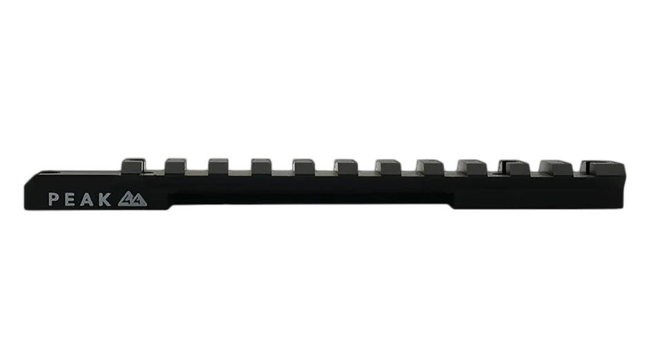 Weatherby J010002 PEAK 44 Picatinny Rail for Mark V Standard 6-Lug Action Black Aluminum