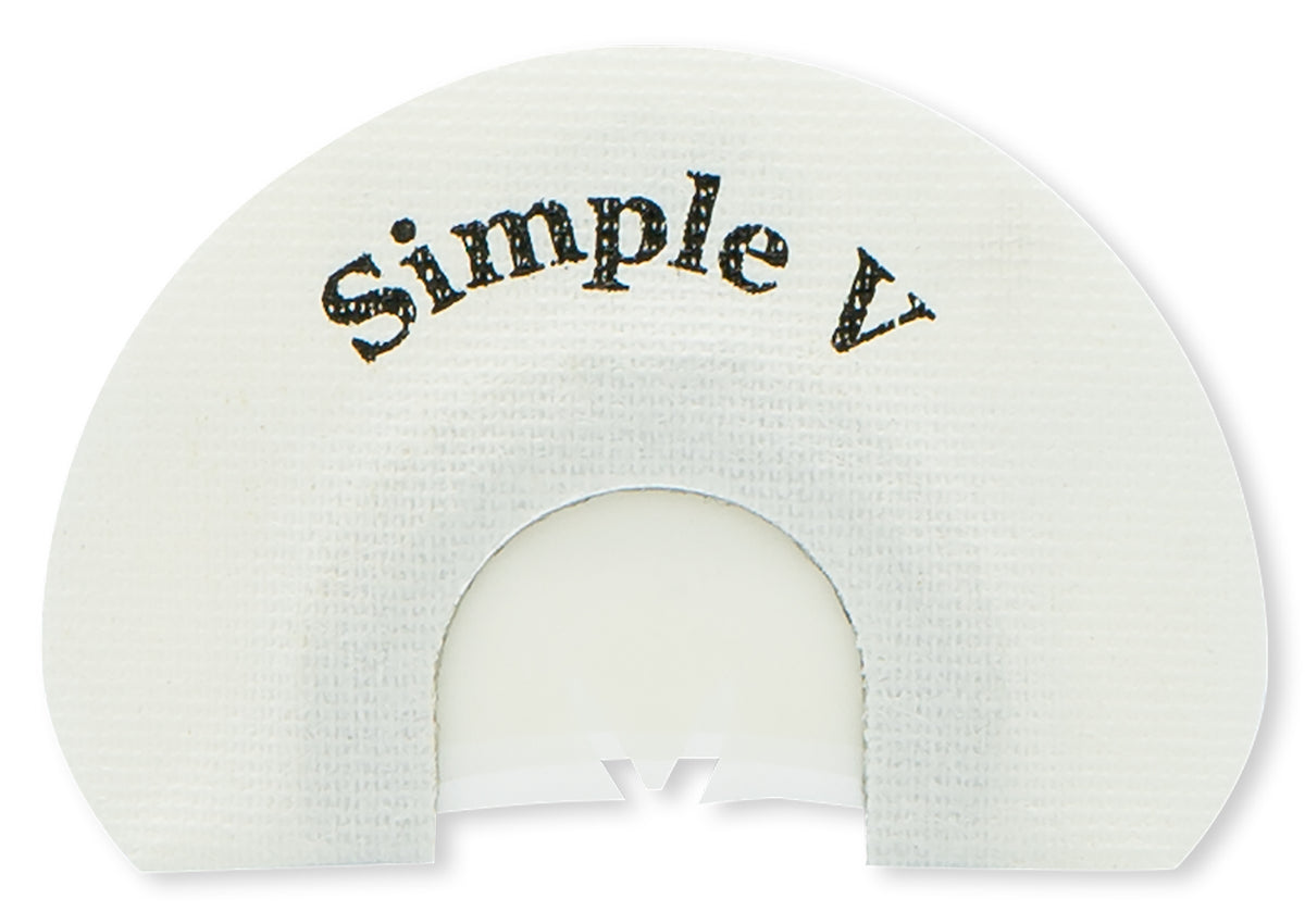 Rolling Thunder Simple TC006-SV 2 Reed V-Cut Turkey Diaphragm Call