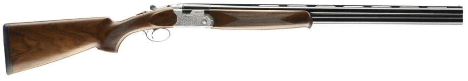 Beretta USA J686F1226 686 Silver Pigeon I 12 Gauge 3" 2rd 26" Blued Over/Under Vent Rib Barrel Silver Engraved Receiver, Fixed Grade II Walnut Wood Stock Right Hand