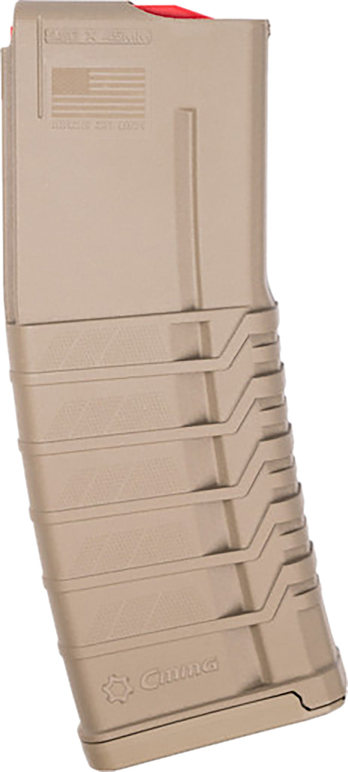 CMMG 55AFC5B-FDE 30-Round 5.56mm AR-15/MK4 Replacement Magazine, FDE Polymer