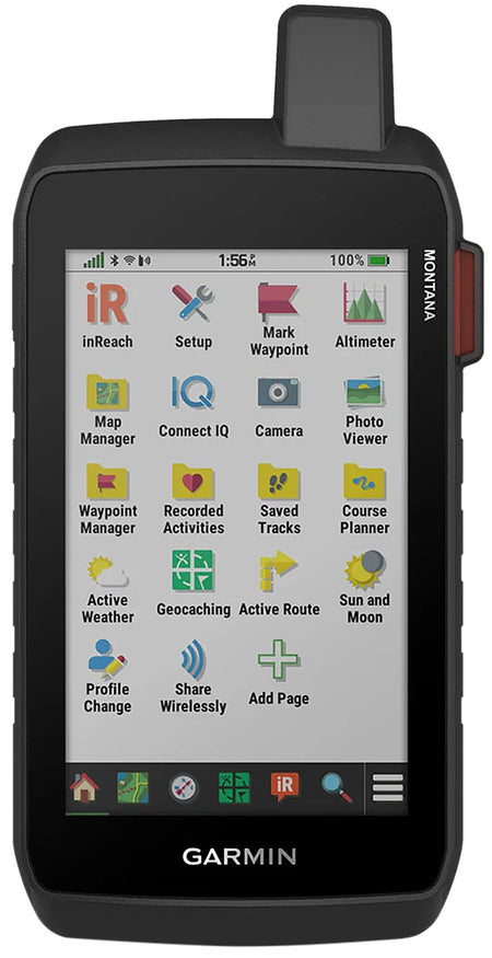 Garmin Montana 760i GPS Navigator with Satellite Messaging 32GB Memory