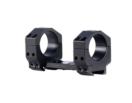 Seekins Precision 0010650100-F Precision Mount Black 7075 Aluminum 34mm Tube