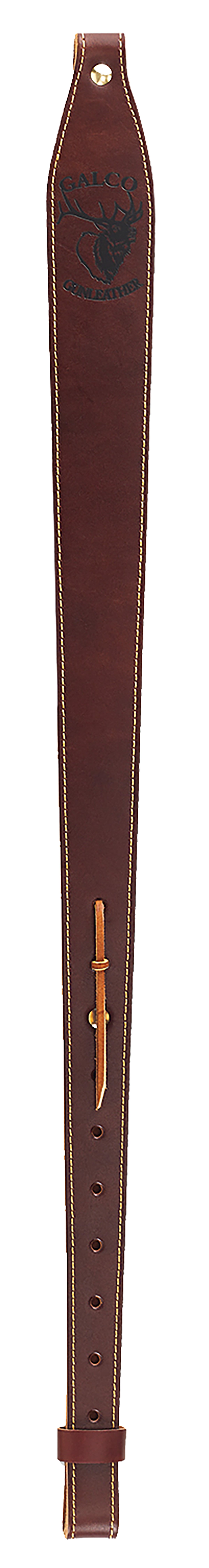 Galco RS9C Tapered Cordovan Brown Leather Adjustable Rifle/Shotgun Sling 29"-42" OAL