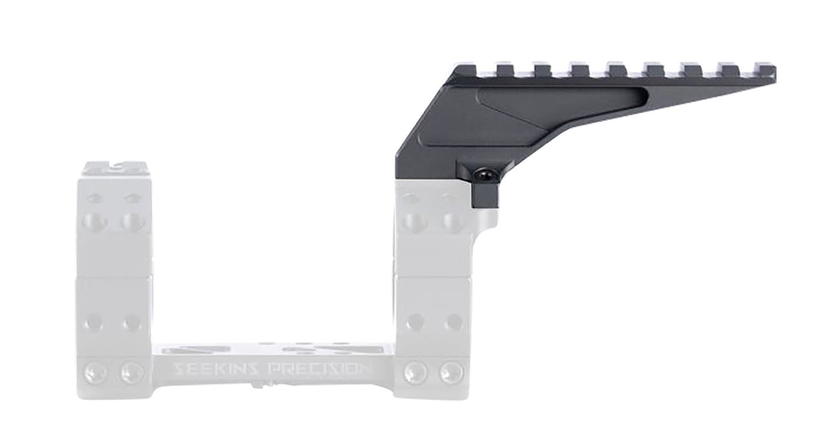 Seekins Precision 0010650162-F X-Cap Diving Board Top Picatinny Rail Black for 8X Cap