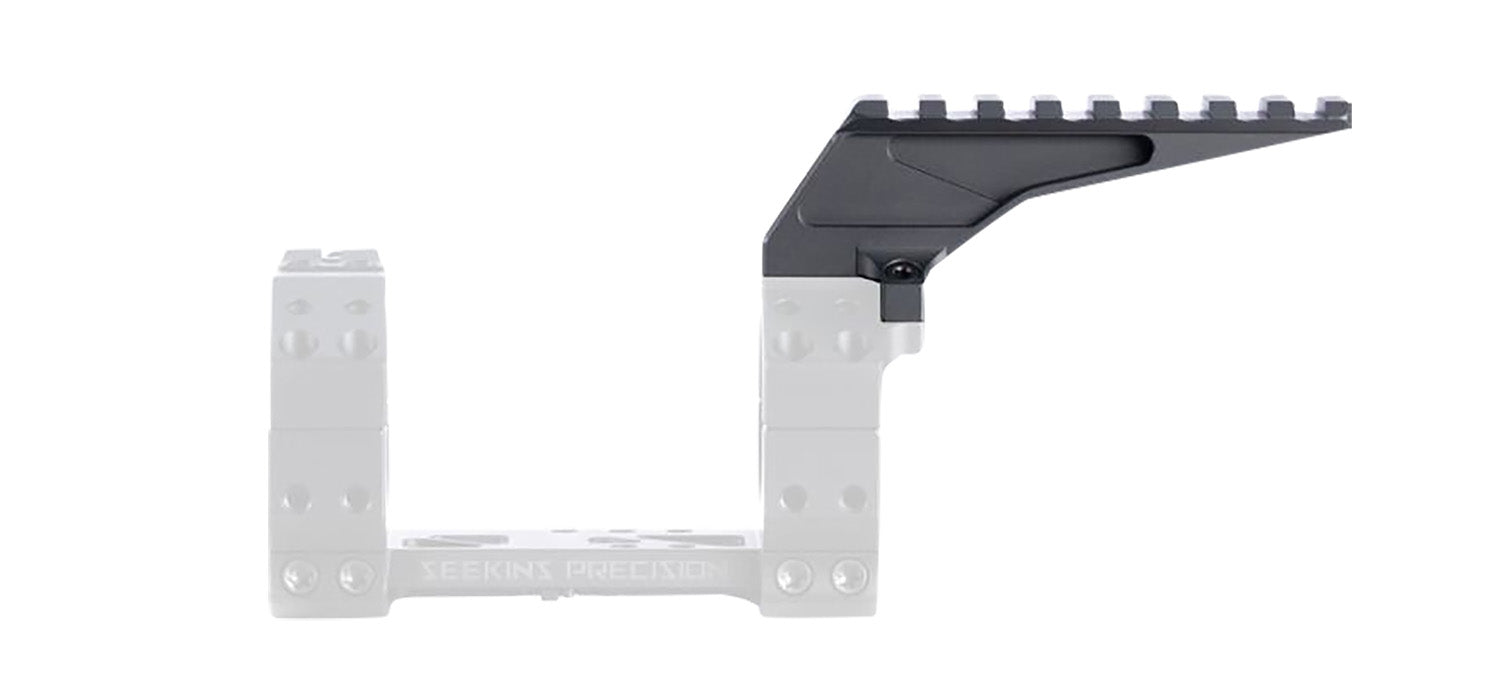 Seekins Precision 0010650166-F X-Cap 45 Degree Side Picatinny Rail Black Aluminum