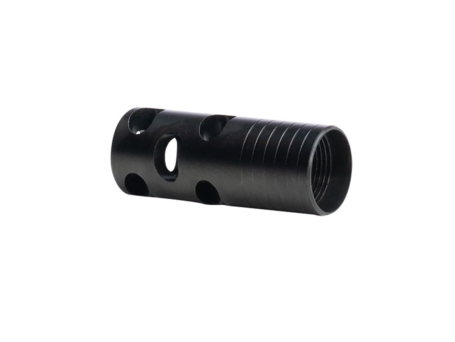 Seekins Precision 0010400078-F Havak Muzzle Device Black Melonite Steel 5/8"x24 Threads