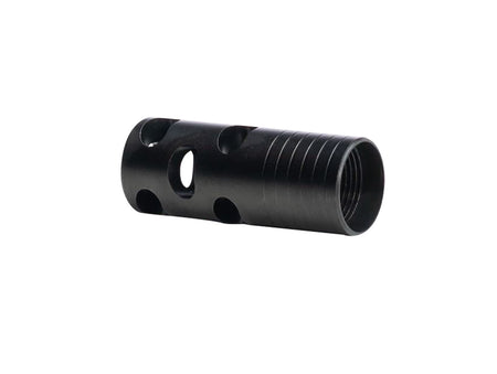 Seekins Precision 0010400078-F Havak Muzzle Device Black Melonite Steel 5/8"x24 Threads